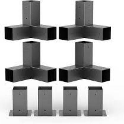 Op maat gemaakte stalen pergola brackets kit in lage prijzen op verzoek van de klant Bestel nu