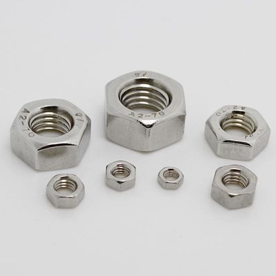 Koolstofstaal roestvrij staal 304 316 DIN934 ASTM 18.2.2 Hex Jam Nuts met ZINK-afwerking
