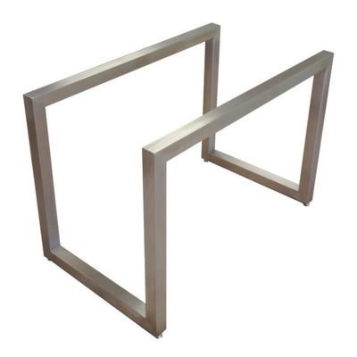 Gepersonaliseerd meubelbeen metalen staaf tafelbasis frame met verstelbare en zwarte afwerking