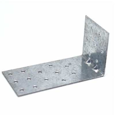 Gepersonaliseerde kleur metalen gegalvaniseerde hoek ijzeren hoekbeugel voor buigfabricage