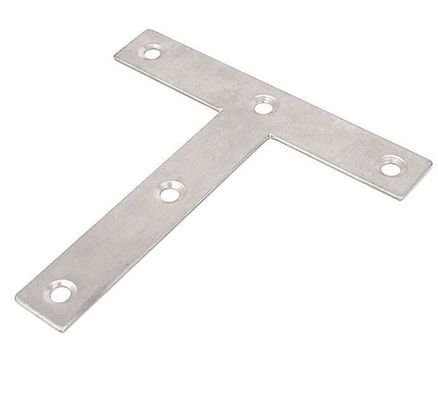Vlakke T-vormige hoekbeugel reparatieplaat 45*160*140mm Houten constructie aansluiting voor meerdere doeleinden