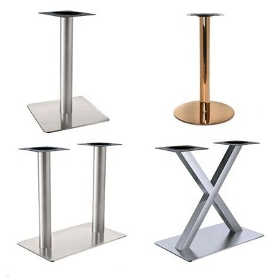 Gepersonaliseerde kleuren van roestvrij staal van bewerkte ijzeren tafelbenen voor conferentietafel metalen basis
