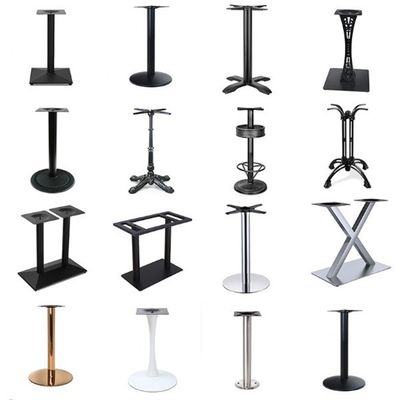 Gepersonaliseerde kleuren van roestvrij staal van bewerkte ijzeren tafelbenen voor conferentietafel metalen basis