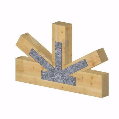 Hardware metalen beugel voor houtondersteuningsconstructie