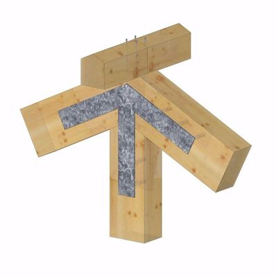Hardware metalen beugel voor houtondersteuningsconstructie