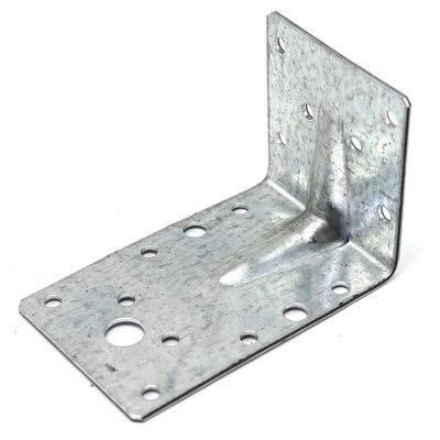 Gepersonaliseerd logo 2.0mm metaal stempende onderdelen Versterkte hoek beugel houten connector