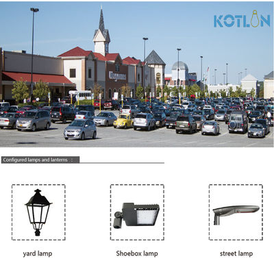 Op maat gemaakte Frees Tenon Light Pole Bracket voor LED schoenendoos Licht in glanzend brons