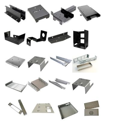 OEM ODM Stamping Parts 3mm Plaatmetalen Buigen en Laser Snijden Bracket met Plating