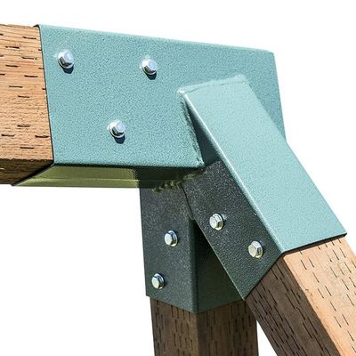 Triangle Bracket Heavy Duty Green Powder Carbon Steel Patio Swing voor binnen buiten