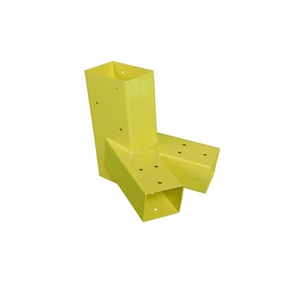 Gepersonaliseerd logo 3-Way Square Houten Swing Set Frame en hoek beugel voor buiten plezier