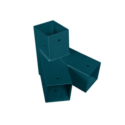 Gepersonaliseerd logo 3-Way Square Houten Swing Set Frame en hoek beugel voor buiten plezier