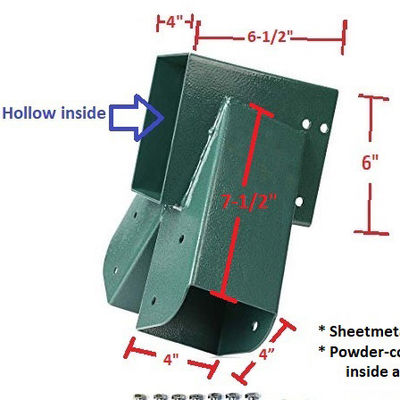 Gemakkelijk te installeren 1-2-3 Heavy Duty Steel A-Frame Swing Bracket met driehoekige bracketstructuur