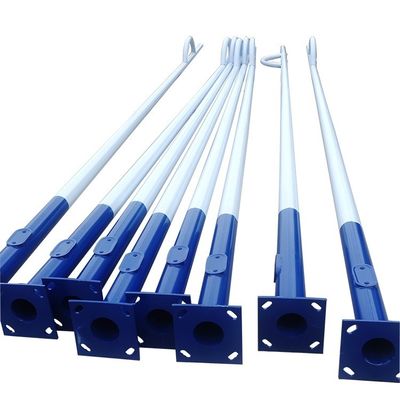 6M 8M 12M gegalvaniseerde stalen buis ronde buiging enkelvoudige dubbele arm buiten straat licht paal