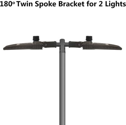 Anodiseerde 180 graden Twin Spoke Bracket Montage Accessories voor LED Parkeerplaats licht