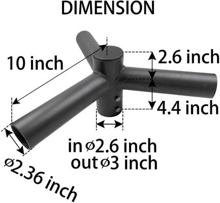 Triple Mount Spoke Montage Bracket 120 Grade Pole Top Tenon Arms Inspectie In-house
