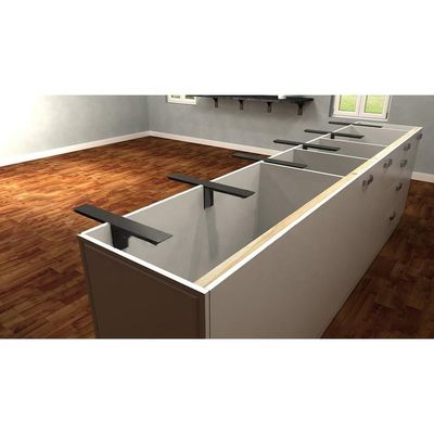 Niet-standaard T-Brace countertop ondersteuningsbeugel voor op maat gemaakte installaties