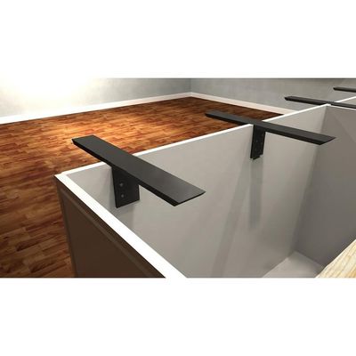 Niet-standaard T-Brace countertop ondersteuningsbeugel voor op maat gemaakte installaties