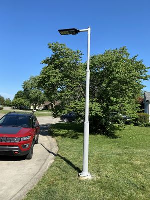 Eenzijdige beugel Ronde tenon bevestigingsarm voor één LED schoenendoos Lichtstichting LED