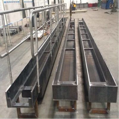 Gepersonaliseerde zware lasverwerking Grote mechanische metalen beugel frame structuur