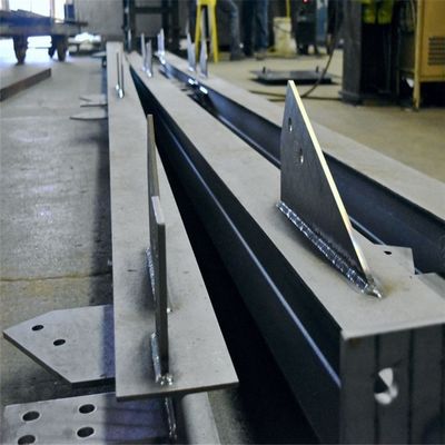 Ronde gelaste staalconstructie, ingebedde basisonderdelen met interne/externe controle