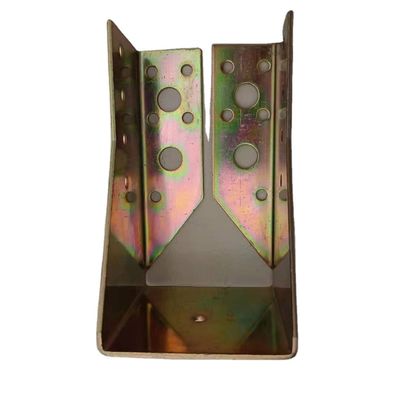 ISO9001 2008 Certificaat Niet-standaard gele zinkgeplatte houten connector Joist Hanger