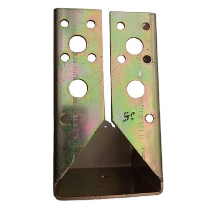 ISO9001 2008 Certificaat Niet-standaard gele zinkgeplatte houten connector Joist Hanger