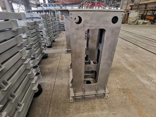 Op maat gemaakte metalen buigwerkzaamheden van roestvrij staalplaten voor steunfabricage gepolijst