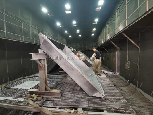 Niet-standaard zware staalconstructies Fabricatie van plaatmetalen Lasonderdelen Vervaardiging
