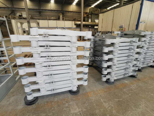 3-10 mm Dikte Zware structuur Stalen frame Las Fabricatie voor straatlichten