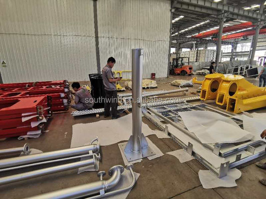 Custom aluminium plaat metalen fabricage vorm stempelen buigdelen met kleurverf