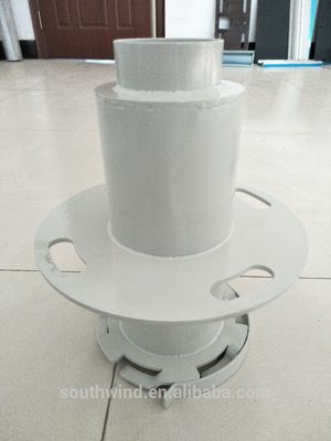 Rustvrij staal basset fundament voetstuk voor de industrie op basis van de 3D-tekening van de klant