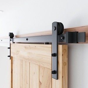 Gepersonaliseerde kleur 6.6 FT Heavy Duty Robust Sliding Barn Door Hardware Kit voor industrie