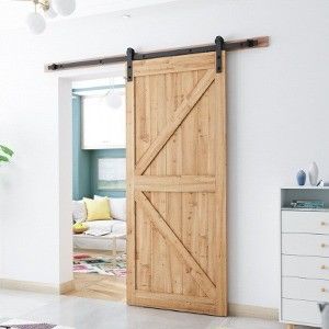 Gepersonaliseerde kleur 6.6 FT Heavy Duty Robust Sliding Barn Door Hardware Kit voor industrie