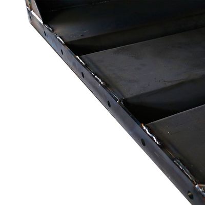 Op maat gemaakte plaatmetalen beugel voor Q235 staalframe en buitenbescherming