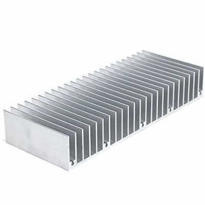 Niet-standaard Custom 6063 geanodiseerde behuizing Aluminium extrusie-warmtebak met nikkelplating
