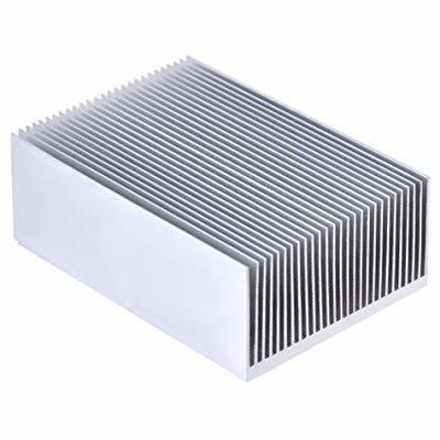 Niet-standaard Custom 6063 geanodiseerde behuizing Aluminium extrusie-warmtebak met nikkelplating