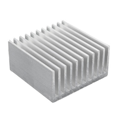 Niet-standaard Custom 6063 geanodiseerde behuizing Aluminium extrusie-warmtebak met nikkelplating