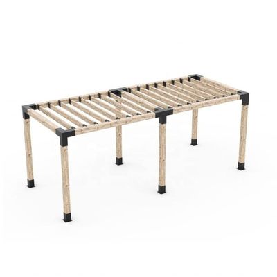Industrie 3 Way Steel Arm Pergola Hoekbeugel voor 4x4 Houten Palen ISO9001 2015 Gecertificeerd