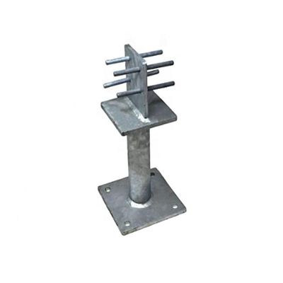 0.4-3 mm Dikte Aluminium Aanpassing Poeder bekleed staal hek Post Base Brackets