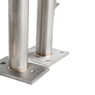 0.4-3 mm Dikte Aluminium Aanpassing Poeder bekleed staal hek Post Base Brackets