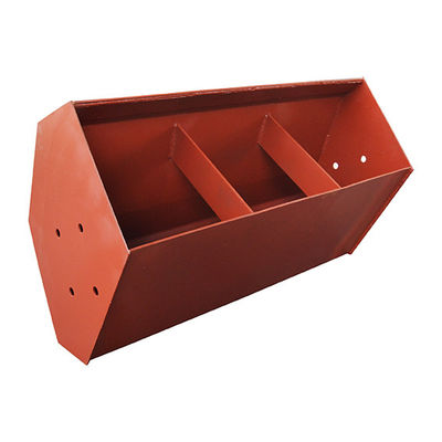 Straatverlichtingsstaven Custom Hopper met staal lasplaat Metalen fabricage