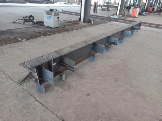 Grote zware metalen staalstructuur Lasframe Fabricatie met aangepast logo