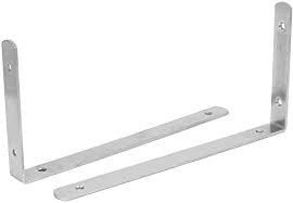 Gepersonaliseerde Heavy Duty L-plankbeugel voor DIY Open planken Hardware-processen Fressen