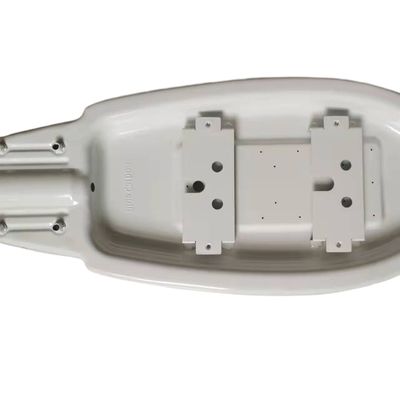 Op maat gemaakte stalen natuurkleur straatlamp schelp voor op maat gemaakte verlichtingsoplossingen
