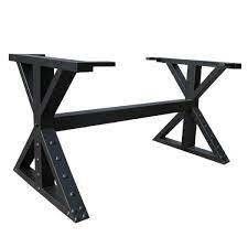 Op maat gemaakt Trestle Pedestal Style Table Tubing Metal Base met Steel Tube Duurzaamheid