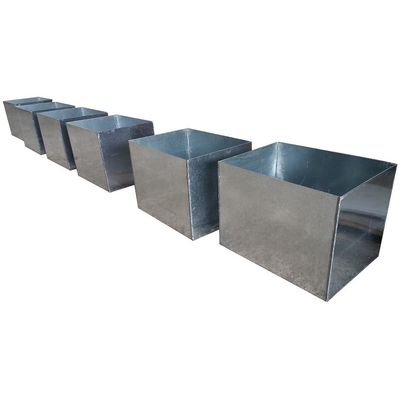 Gepersonaliseerde grootte van koolstofstaal plaat metalen lasonderdelen voor de productie van industriële machines