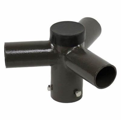 Duurzaam gietijzeren standaard voor 5 inch vierkante palen aangepast 90 graden tenon adapter