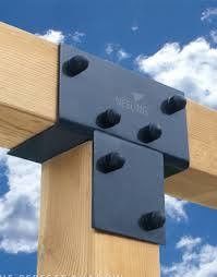 Op maat gemaakte stalen pergola brackets kit in lage prijzen op verzoek van de klant Bestel nu