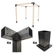 Op maat gemaakte stalen pergola brackets kit in lage prijzen op verzoek van de klant Bestel nu