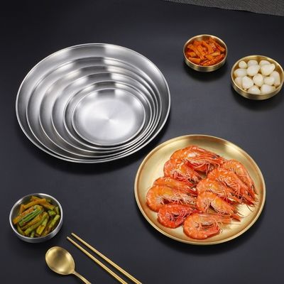 Stempelproces Custom dinerplaten van roestvrij staal voor professionele toepassingen